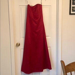 red prom dress